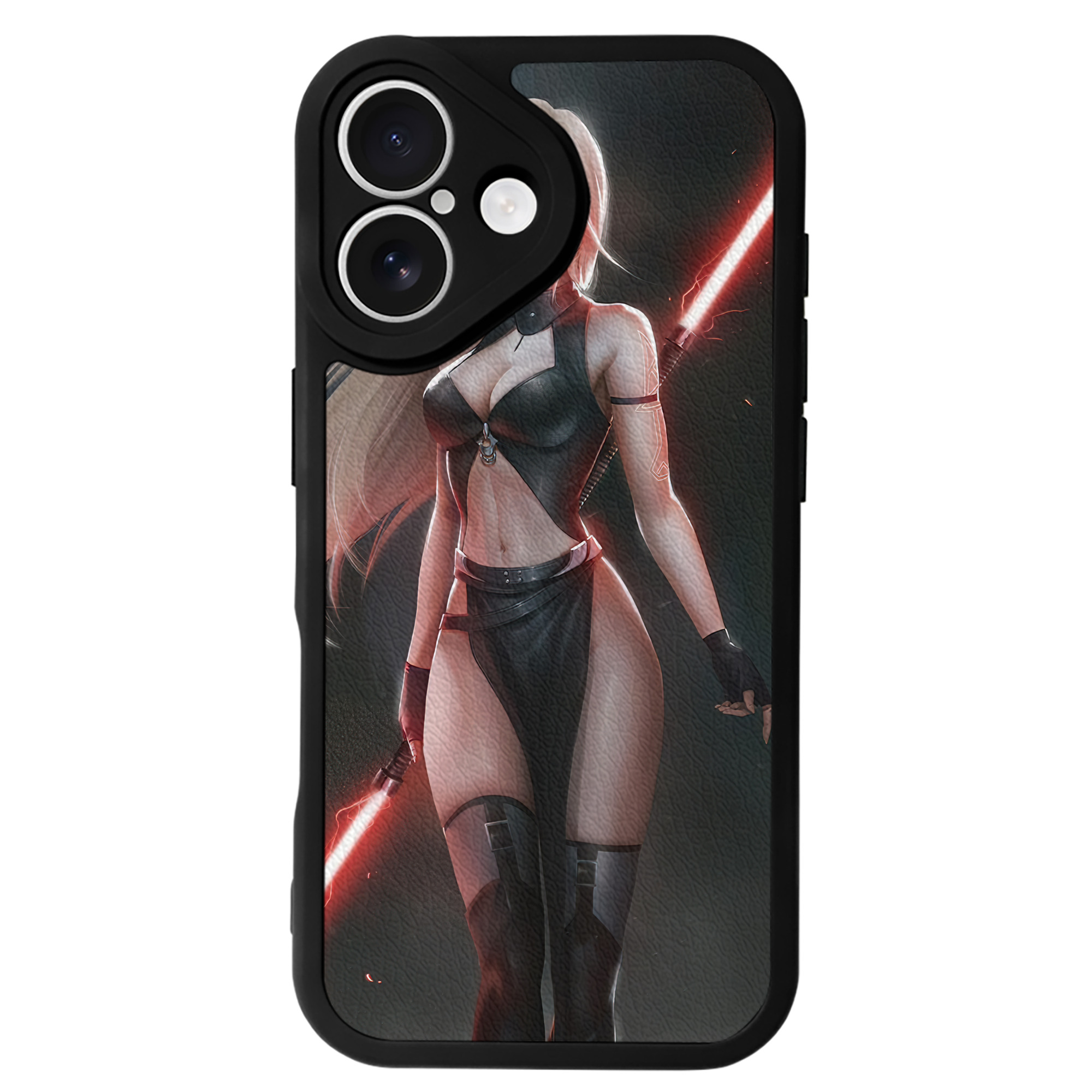 （画像用） スター・ウォーズ Star Wars 【iPhone 16シリーズ対応】シリコンスマホケース（レザー調） 材質：シリコン